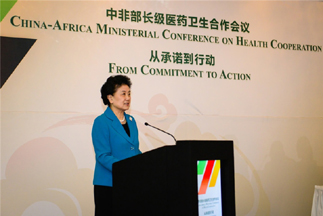 Liu Yandong attended the China-Africa Ministerial Medical and Health Cooperation Conference